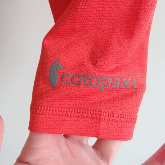 COTOPAXI Wazimu Leggings Tights in Gray Orange Outdoor Gorpcore Sport - Size S - Picture 5 of 14